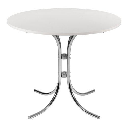 Teknik Office Round Bistro Table White 6455WH