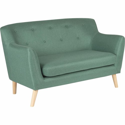 Teknik Office Skandi Two Seater Sofa Ocean Green 7981