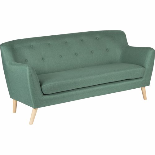 Teknik Office Skandi Three Seater Sofa Ocean Green 7982