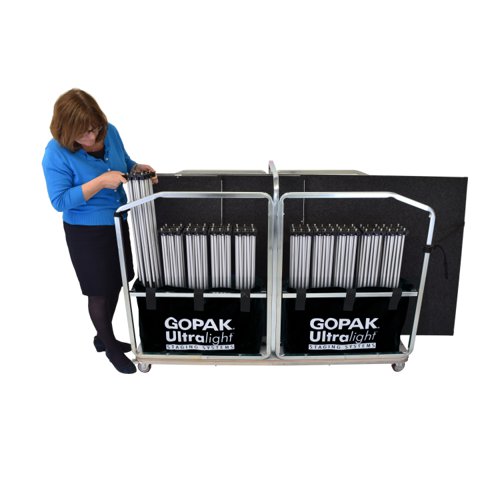 Gopak Ultralight Staging Storage Trolley 475x1675x1150mm UL/A020
