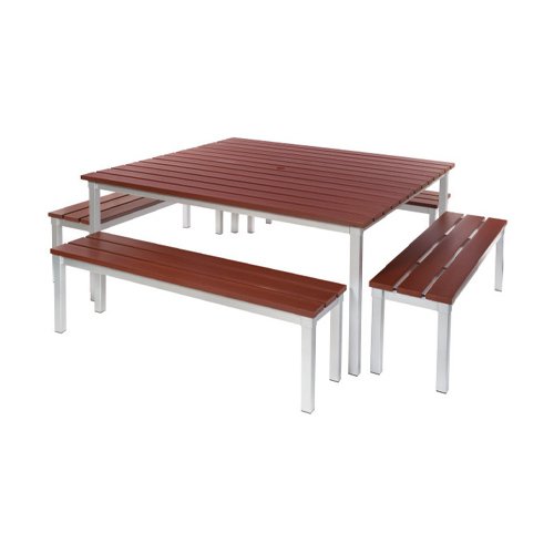 Gopak Outdoor Table Slatted Top 1250x900mm EN/DE36/OD