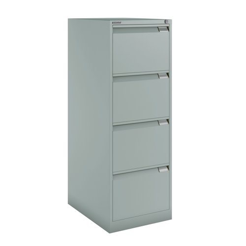 Bisley Filing Cabinet 4 Drawer 470x622x1321mm Grey BS4EGY