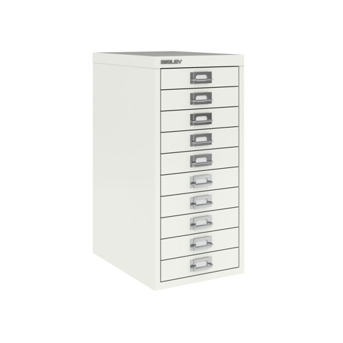 Bisley SoHo Multidrawer 10 Drawer 279x380x590mm Chalk H2910NL-ab9