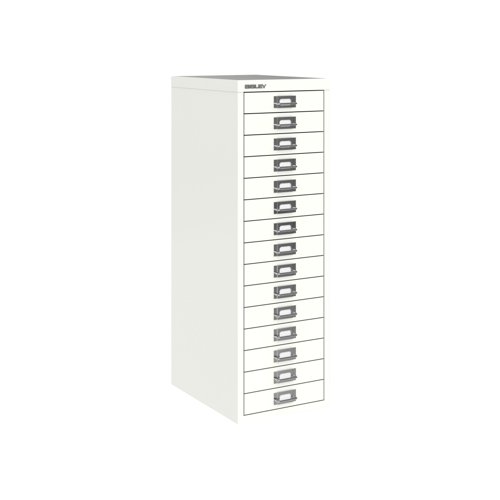 Bisley SoHo Multidrawer 15 Drawer 279x380x860mm Chalk H3915NL-ab9