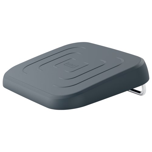 Leitz Ergo Adjustable Recycled Desk Foot Rest Black 65460089