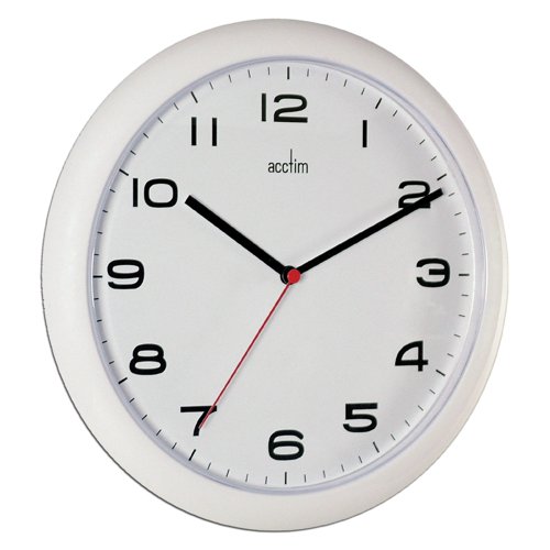 Acctim Aylesbury Wall Clock White 92/301