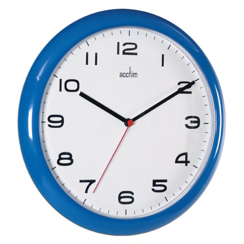 Acctim Aylesbury Wall Clock Blue 92/308