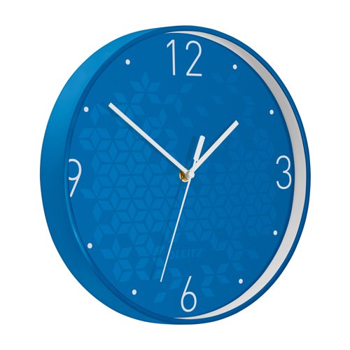 Leitz WOW Wall Clock Blue 90150036