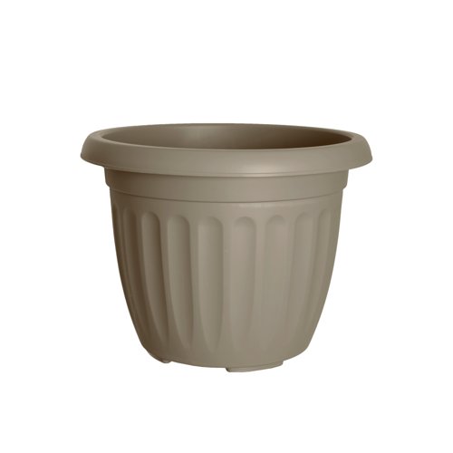 Whitefurze Athens Round Planter 400mm Taupe G07R40TP