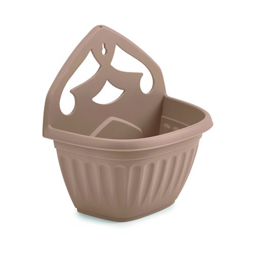 Whitefurze Athens Wall Planter 320mm Taupe G07W32TP