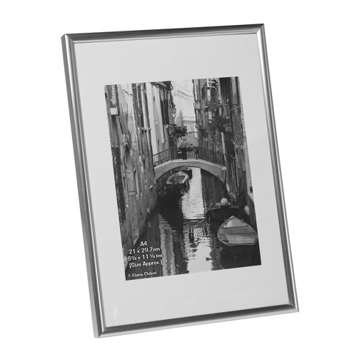 Backloading Certificate Frame A4 Silver A4MARSIL-NG