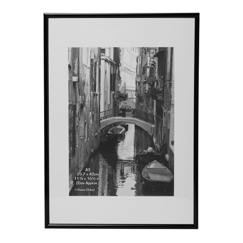 Backloading Certificate Frame A3 Black A3MARBL