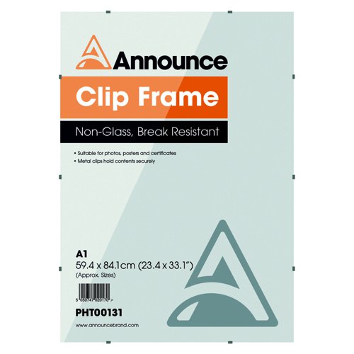 Announce Metal Clip Frame A1 PHT00131