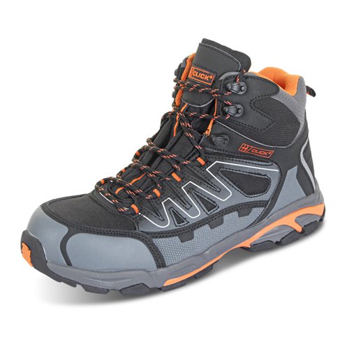 Beeswift Hiker S3 Composite Safety Boots Orange/Black/Grey (Size 3-13) (1 Pair) CF35