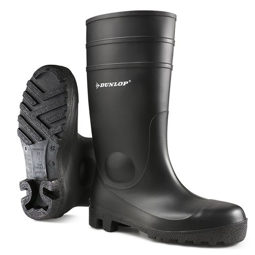 Dunlop Protomaster Full Safety PVC Wellington Boot Black Size 12/EU47 (1 Pair) 142PP12