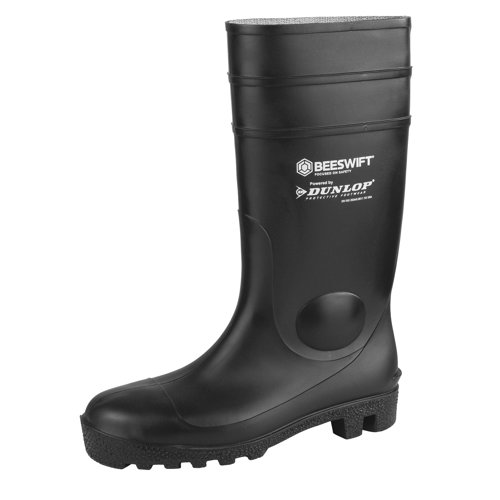Dunlop Aston Safety Wellington Boots Black Size 12 (1 Pair) ASTON12
