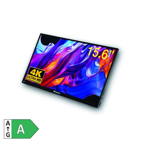 Verbatim Portable Touchscreen Monitor Ultra HD 4K 15.6inch 32238