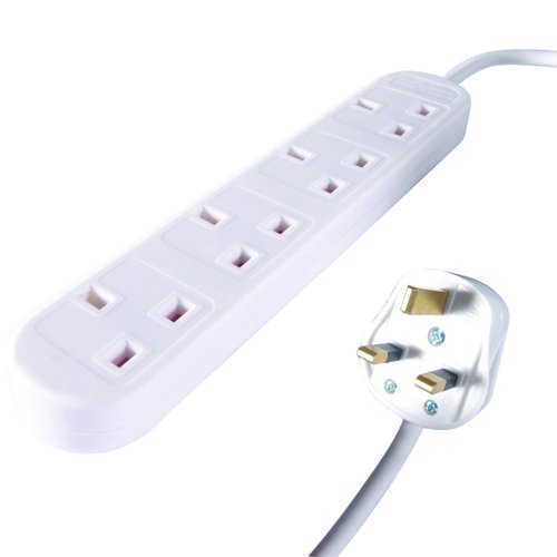 ConnektGear UK 4-Way Power Extension Block 10m 27-4100
