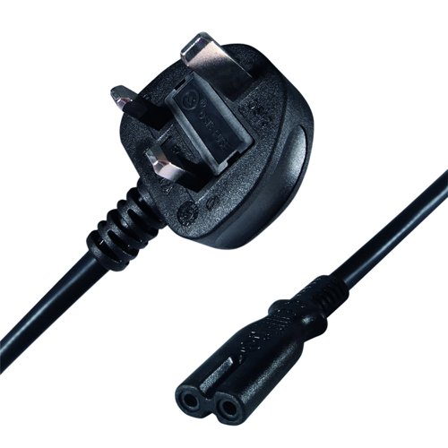 ConnektGear UK Mains to C7 Figure 8 Power Cable 2m 27-0112B