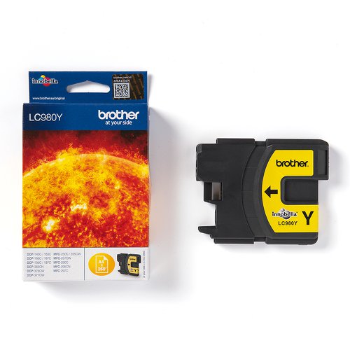 Brother Inkjet Cartridge Yellow LC980Y