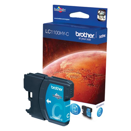 Brother Inkjet Cartridge High Capacity Cyan LC1100HYC