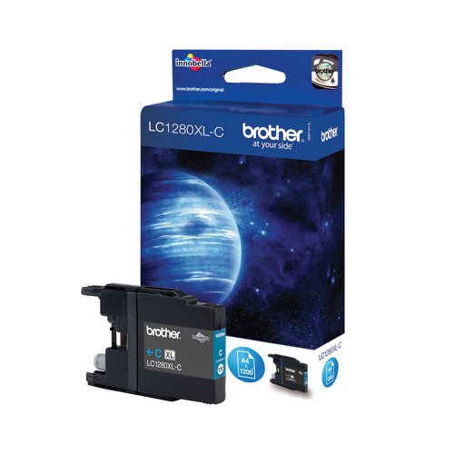 Brother Inkjet Cartridge High Capacity Cyan LC1280XLC