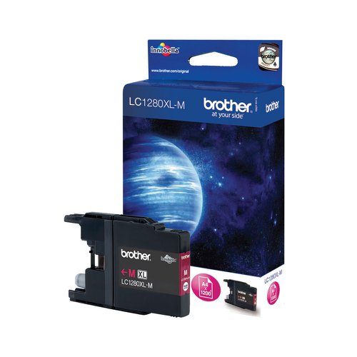Brother Inkjet Cartridge High Capacity Magenta LC1280XLM