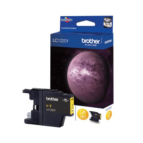 Brother Inkjet Cartridge Yellow LC1220Y