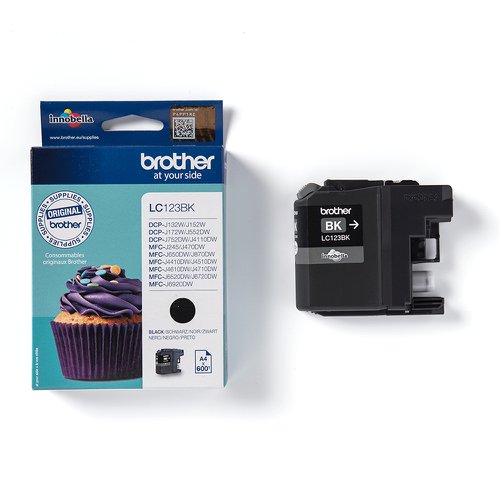 Brother Inkjet Cartridge High Capacity Black LC123BK