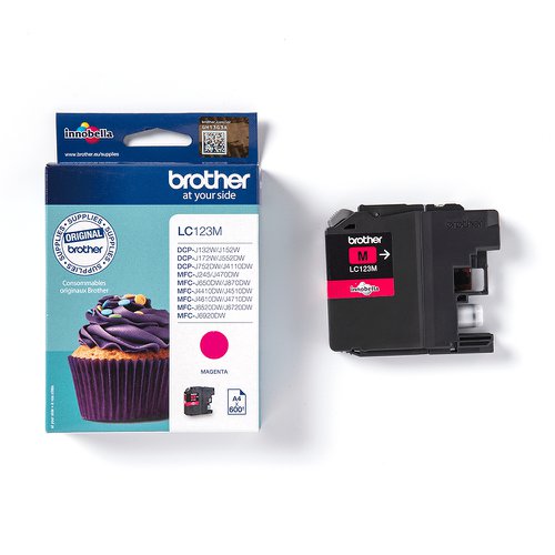 Brother Inkjet Cartridge High Capacity Magenta LC123M