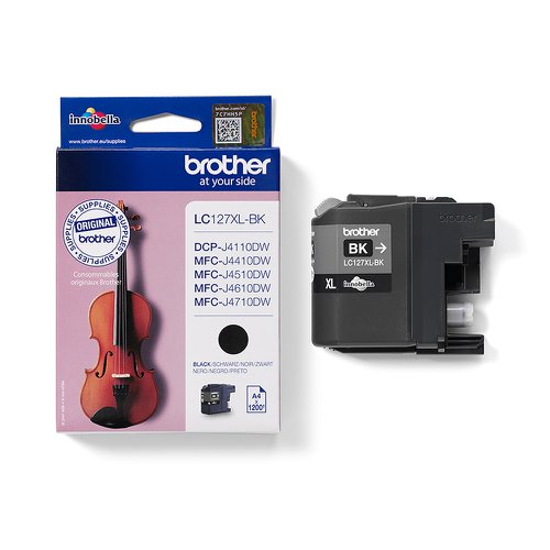Brother Inkjet Cartridge High Capacity Black LC127XLBK