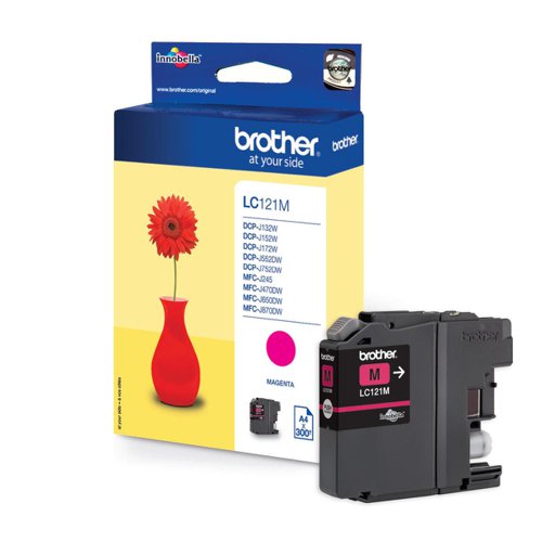 Brother Inkjet Cartridge Magenta LC121M