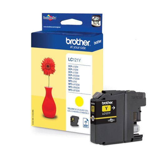 Brother Inkjet Cartridge Yellow LC121Y