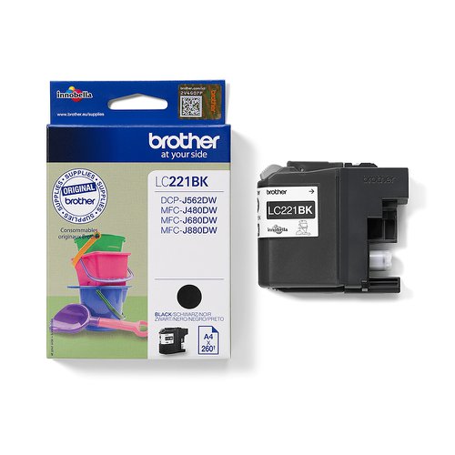 Brother Inkjet Cartridge Black LC221BK