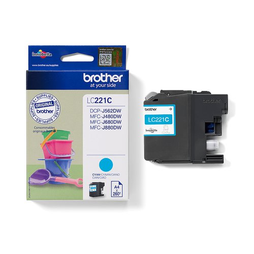 Brother Inkjet Cartridge Cyan LC221C