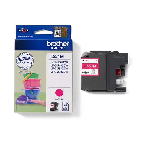 Brother Inkjet Cartridge Magenta LC221M