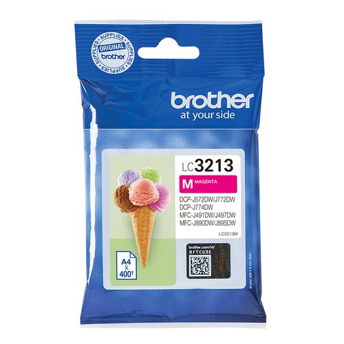 Brother Inkjet Cartridge High Capacity Magenta LC3213M