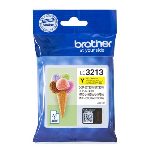 Brother Inkjet Cartridge High Capacity Yellow LC3213Y