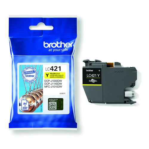 Brother Inkjet Cartridge Yellow LC421Y