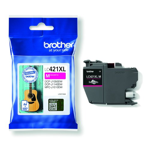 Brother Inkjet Cartridge High Capacity Magenta LC421XLM