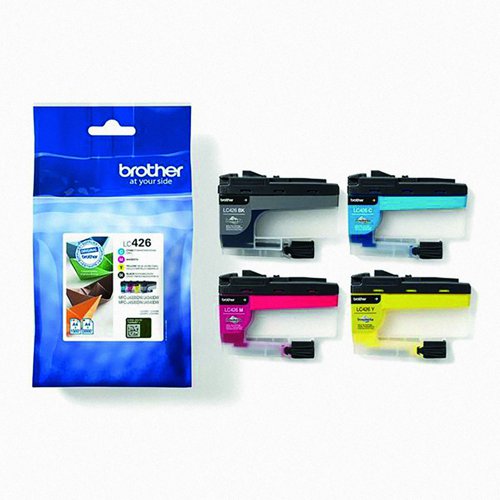 Brother Inkjet Cartridge Black/Cyan/Magenta/Yellow Value Pack LC426VAL