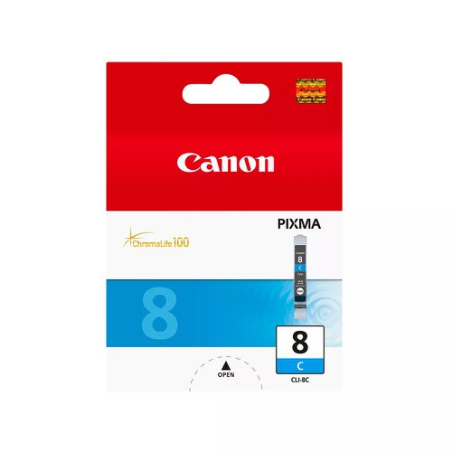 Canon No.8 Inkjet Cartridge Cyan CLI-8C 0621B001