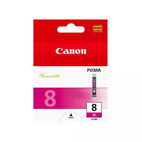 Canon No.8 Inkjet Cartridge Magenta CLI-8M 0622B001