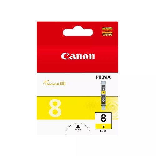 Canon No.8 Inkjet Cartridge Yellow CLI-8Y 0623B001