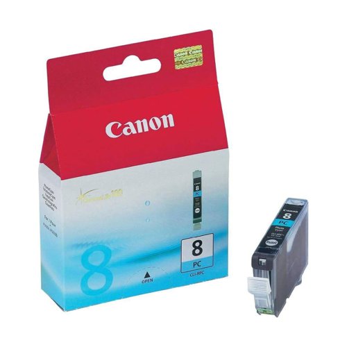 Canon No.8 Inkjet Cartridge Photo Cyan CLI-8PC