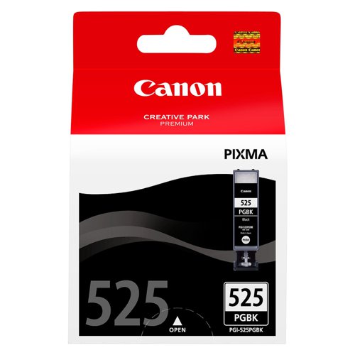 Canon No.525 Inkjet Cartridge Black PGI-525PGBK 4529B001