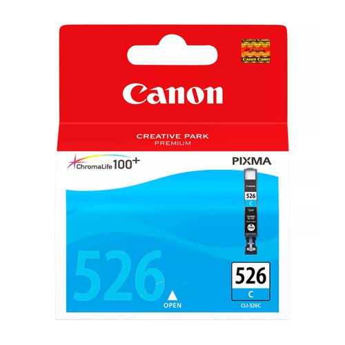 Canon No.526 Inkjet Cartridge Cyan CLI-526C 4541B001