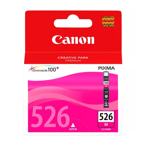 Canon No.526 Inkjet Cartridge Magenta CLI-526M 4542B001