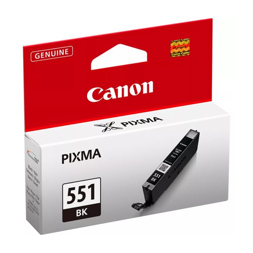 Canon No.551 Inkjet Cartridge Black CLI-551BK 6508B001
