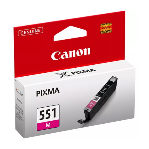 Canon No.551 Inkjet Cartridge Magenta CLI-551M 6510B001